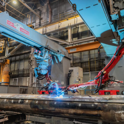 Huisman Czech Republic expands production capacity to meet growing order volumes. Two new welding robots added, automation expanded and a large robotic grinding cell planned for next year